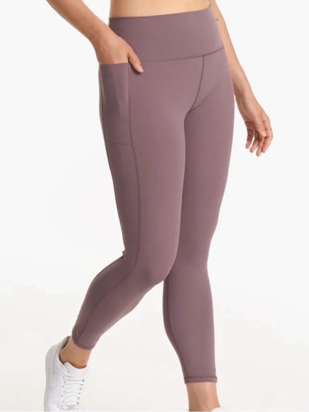 Vuori Studio Pocket Leggings Mauve High Rise Athletic Yoga size S
